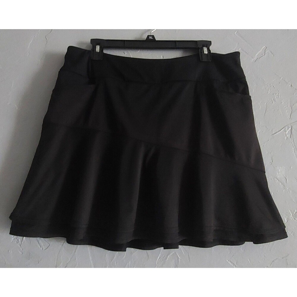 adidas Women's Black Active Skort Skirt Size L